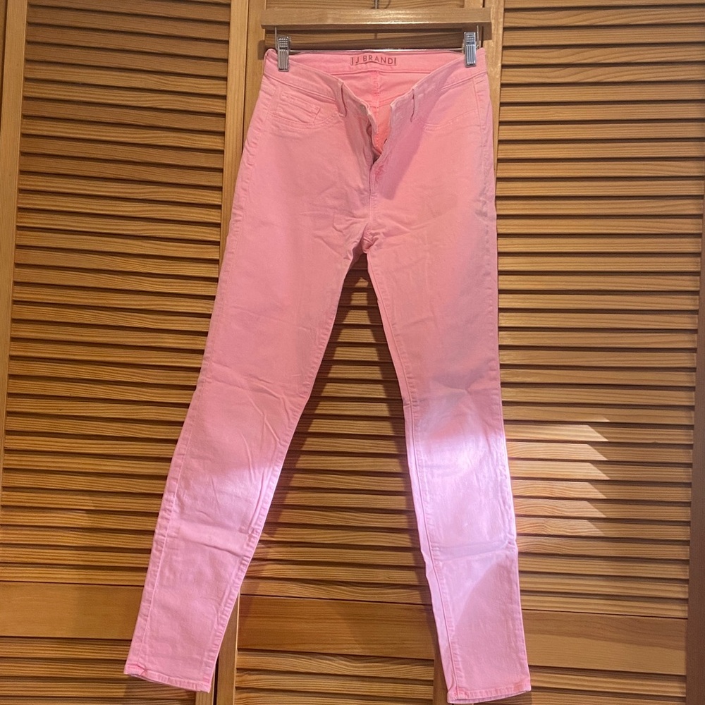 J Brand Women's Skinny Jeans Neon Pink